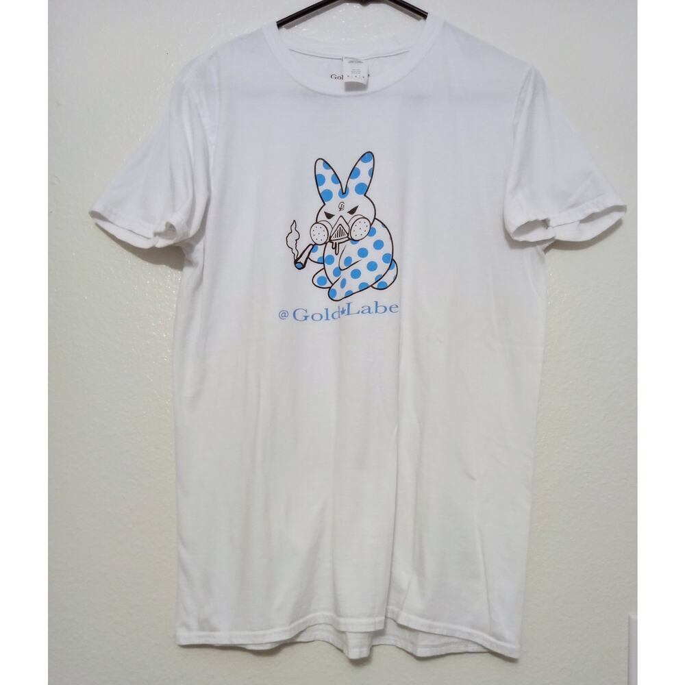 Gold Label If You Know You Know Rabbit Graphic T Ganja Gas Mask Streetwear SZ M